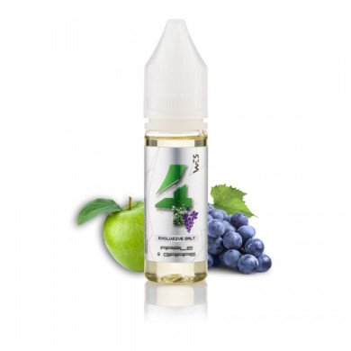 Жидкость для электронных сигарет на основе солевого никотина WES - Silver { 4 } Apple and Grape 15ml 25mg - фото 1