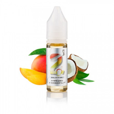 Жидкость для электронных сигарет на основе солевого никотина WES - Silver { 2 } Mango Coconut 15ml 25mg - фото 1