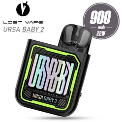 Pod система Lost Vape - Ursa Baby 2 Pod Kit 900mah (Tech Black Fancy Maze)