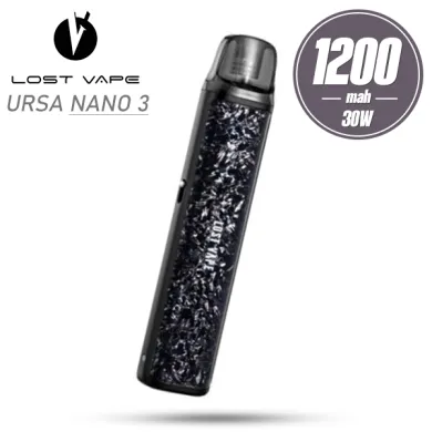 Под система Lost Vape - Ursa Nano 3 Pod Kit 1200mah (Glacial Black) - фото 1