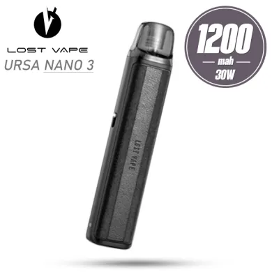Под система Lost Vape - Ursa Nano 3 Pod Kit 1200mah (Twill Black) - фото 1