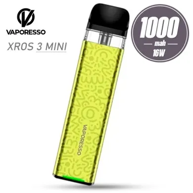 Под система Vaporesso - XROS 3 Mini 1000mah (Lemon Yellow) - фото 1