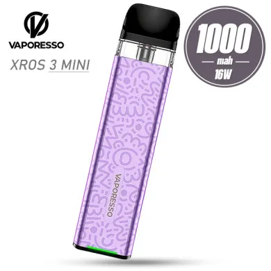 Под система Vaporesso - XROS 3 Mini 1000mah (Lilac Purple) - фото 1