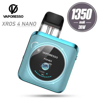 Pod система Vaporesso - XROS 4 Nano Pod Kit 1350mah (Aquamarine) - фото 1