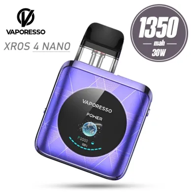 Pod система Vaporesso - XROS 4 Nano Pod Kit 1350mah (Twilight Purple) - фото 1