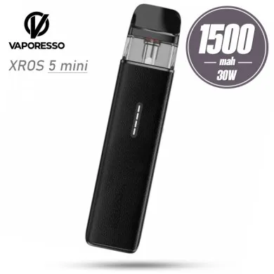 Под система Vaporesso - XROS 5 Mini Pod Kit 1500mah (Mist Black) - фото 1