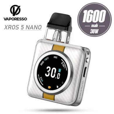 Под система Vaporesso - XROS 5 Nano Pod Kit 1600mah (Yellow Satin) - фото 1