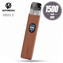 Под система Vaporesso - XROS 5 Pod Kit 1500mah (Brown Leather)