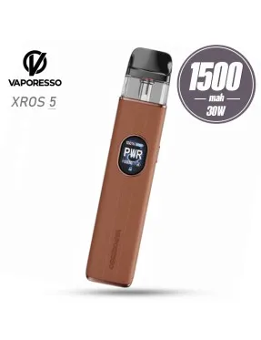 Под система Vaporesso - XROS 5 Pod Kit 1500mah (Brown Leather)