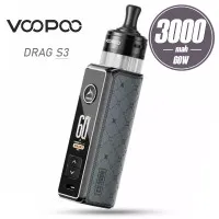 Pod система VooPoo - Drag S3 Pod Kit 3000mah (Metal Gray)