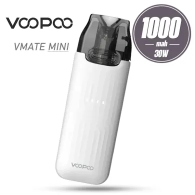 Pod система VooPoo - VMATE Mini Pod Kit 1000mah (Pure White) - фото 1