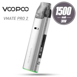 Под система VooPoo - VMATE Pro 2 Pod Kit 1500mah (Glacier Silver)