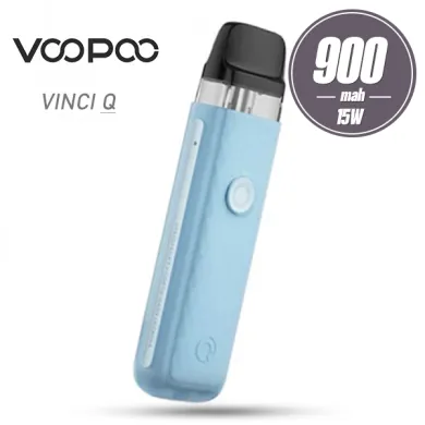 Pod система VooPoo - Vinci Q Pod Kit 900mah (Crystal Blue) - фото 1
