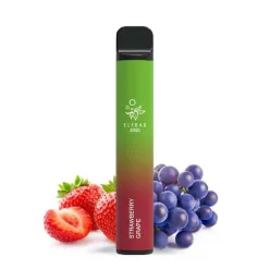 Одноразовый под Elf Bar - 2000 (Strawberry Grape) 1200mAh 50mg