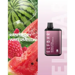 Одноразовый под Elf Bar - BC5000 Ultra (Raspberry Watermelon) ⟳⚡ 650mAh 50mg