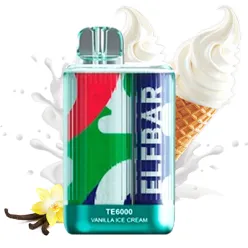 Одноразовый под Elf Bar - TE6000 (Vanilla Ice Cream) ⟳⚡ 550mAh 50mg