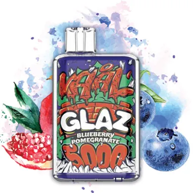 Одноразовый под Joyetech - VAAL Glaz 5000 (Blueberry Pomegranate) ⟳⚡ 650mAh 50mg - фото 1