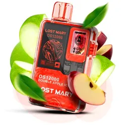 Одноразовый под Lost Mary - OS12000 (Double Apple Ice) ⟳⚡650mAh 50mg