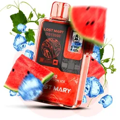 Одноразовый под Lost Mary - OS12000 (Watermelon Ice) ⟳⚡650mAh 50mg