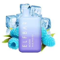 Одноразовый под Elf Bar - BC4000 (Blue Razz Ice) ⟳⚡ 650mAh 50mg