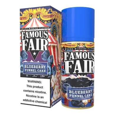 Рідина для електронних сигарет Famous Fair - Blueberry Funnel Cake 3mg 100ml - фото 1