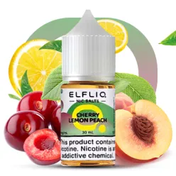 Жидкость ELFLIQ Nic Salts - Cherry Lemon Peach 30ml 50mg