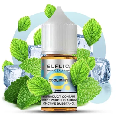 Рідина ELFLIQ Nic Salts - Cool Mint 30ml 50mg - фото 1