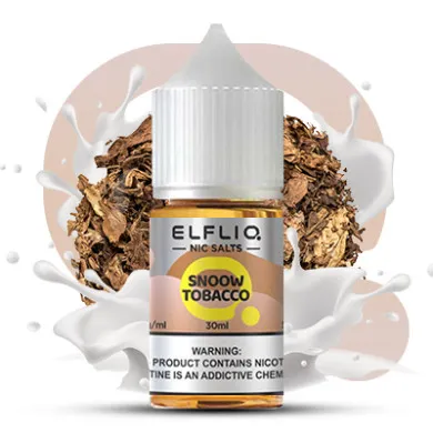 Рідина ELFLIQ Nic Salts - Snoow Tobacco 30ml 50mg - фото 1