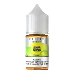 Рідина ELFLIQ Nic Salts - Sour Apple 30ml 50mg