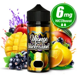 Рідина Flamingo - Mango Blackcurrant 100ml 0mg + нікобустер 6mg