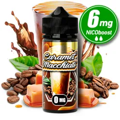 Жидкость Marvellous - Caramel Macchiato 100ml 0mg + никобустер 6mg