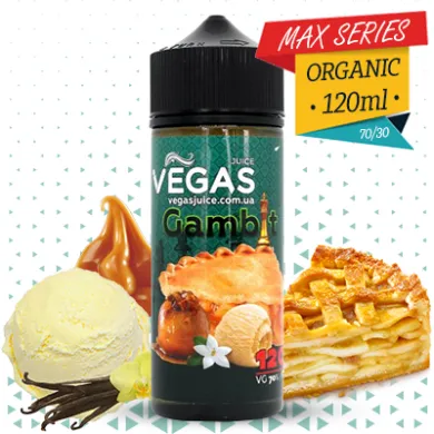 Жидкость для электронных сигарет Vegas - Gambit 120ml 1,5mg - фото 1