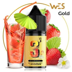 Жидкость WES - Gold { 3 } Strawberry Lemonade 30ml 50mg