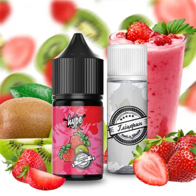 Набор для самозамеса Hype - Strawberry Kiwi 30ml 50mg - фото 1