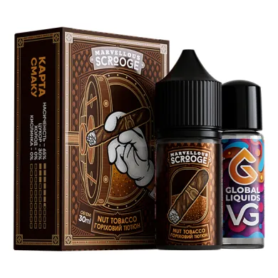 Набір для самозамісу Marvellous - {Scrooge} Nut Tobacco 30ml 50mg - фото 1