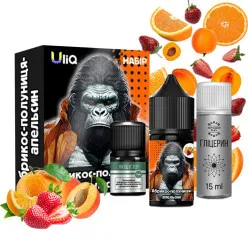 Набор для самозамеса Uliq - Абрикос Клубника Апельсин 30ml 50mg