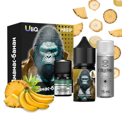 Набор для самозамеса Uliq - Ананас Банан 30ml 50mg - фото 1