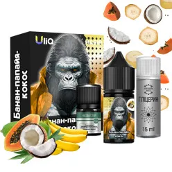 Набор для самозамеса Uliq - Банан Папайя Кокос 30ml 50mg