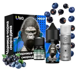 Набор для самозамеса Uliq - Черника Чорная Смородина 30ml 50mg