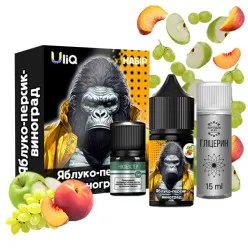 Набор для самозамеса Uliq - Яблуко Персик Виноград 30ml 50mg