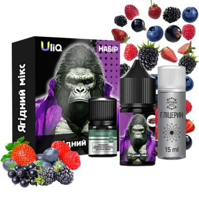 Набор для самозамеса Uliq - Ягодный мікс 30ml 50mg - фото 1