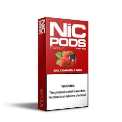 Испаритель одноразовый Nic - Pods Cartridge Strawberry 50 мг 0.7 мл (4 шт)