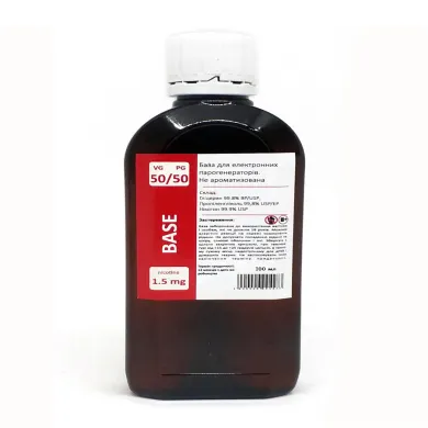 База для приготовления жидкости Traditional PG/VG - 50/50, 1.5mg, 100мл - фото 1