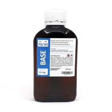 База для приготовления жидкости Soft Clouds PG/VG - 30/70, 0mg, 100мл - фото 1