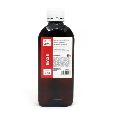 База для приготовления жидкости Traditional PG/VG - 50/50, 0mg, 250мл - фото 1