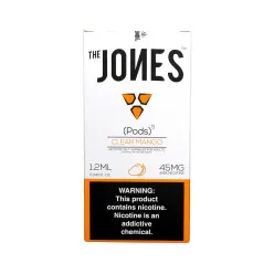 Испаритель одноразовый Jones - Pods Cartridge Clear Mango 45 мг 1.2 мл (5 шт)