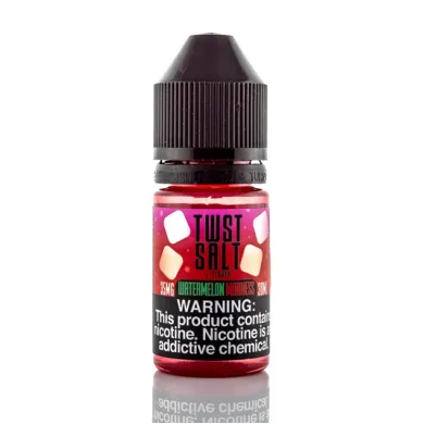Жидкость для электронных сигарет на солевом никотине Twst Salt - Watermelon Madness 50 mg 30 ml - фото 1