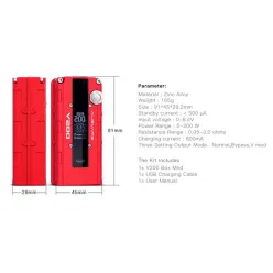 Бокс мод AugVape - V200 Mod (Белый)