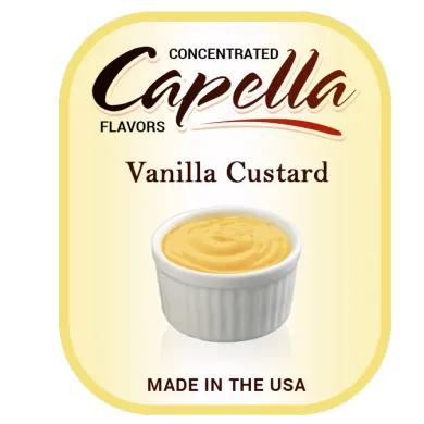 Ароматизатор Capella - Vanilla Custard (Ванильный крем) 5ml - фото 1
