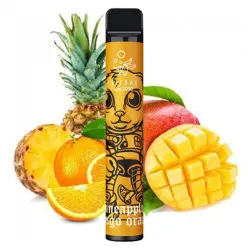 Одноразовый под Elf Bar - Lux 2000 (Pineapple Mango Orange) 1200mAh 50mg